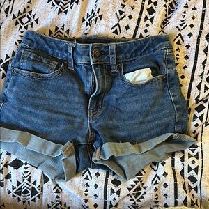Aeropostale Light Blue Denim Shorts